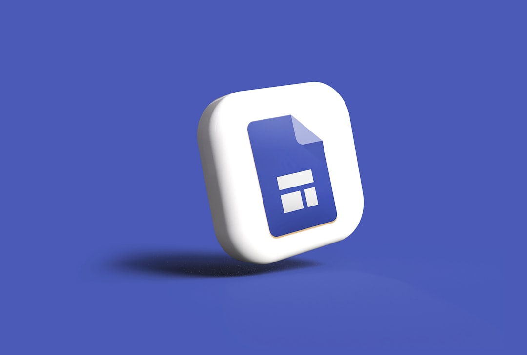 Google Sites icon in 3D. My 3D work may be seen in the section titled 3D Render.